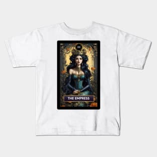 The Empress Mermaid Tarot Card Kids T-Shirt